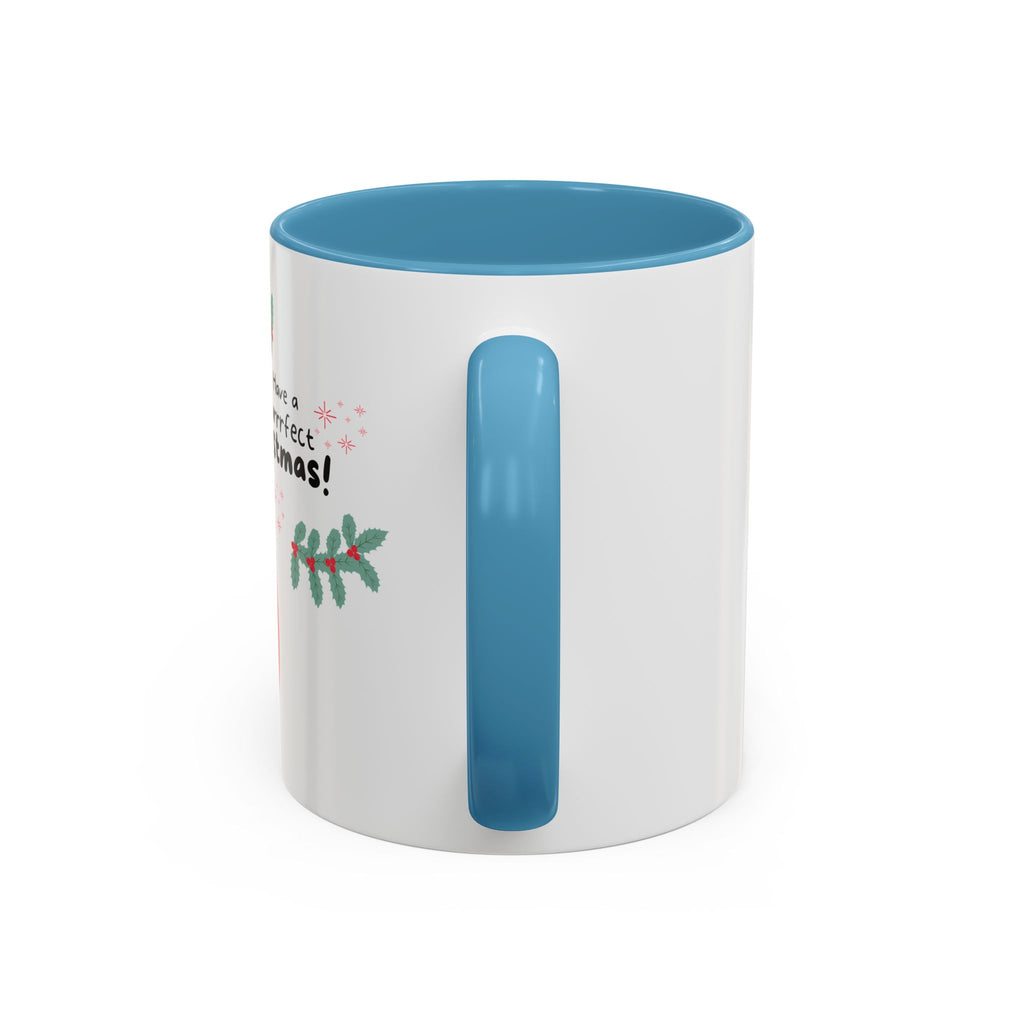 Christmas Cat Coffee Mug — "Have a Purrrfect Christmas!" Accent Ceramic Mug