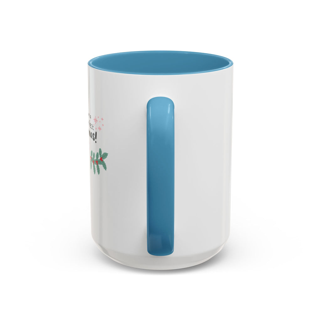 Christmas Cat Coffee Mug — "Have a Purrrfect Christmas!" Accent Ceramic Mug