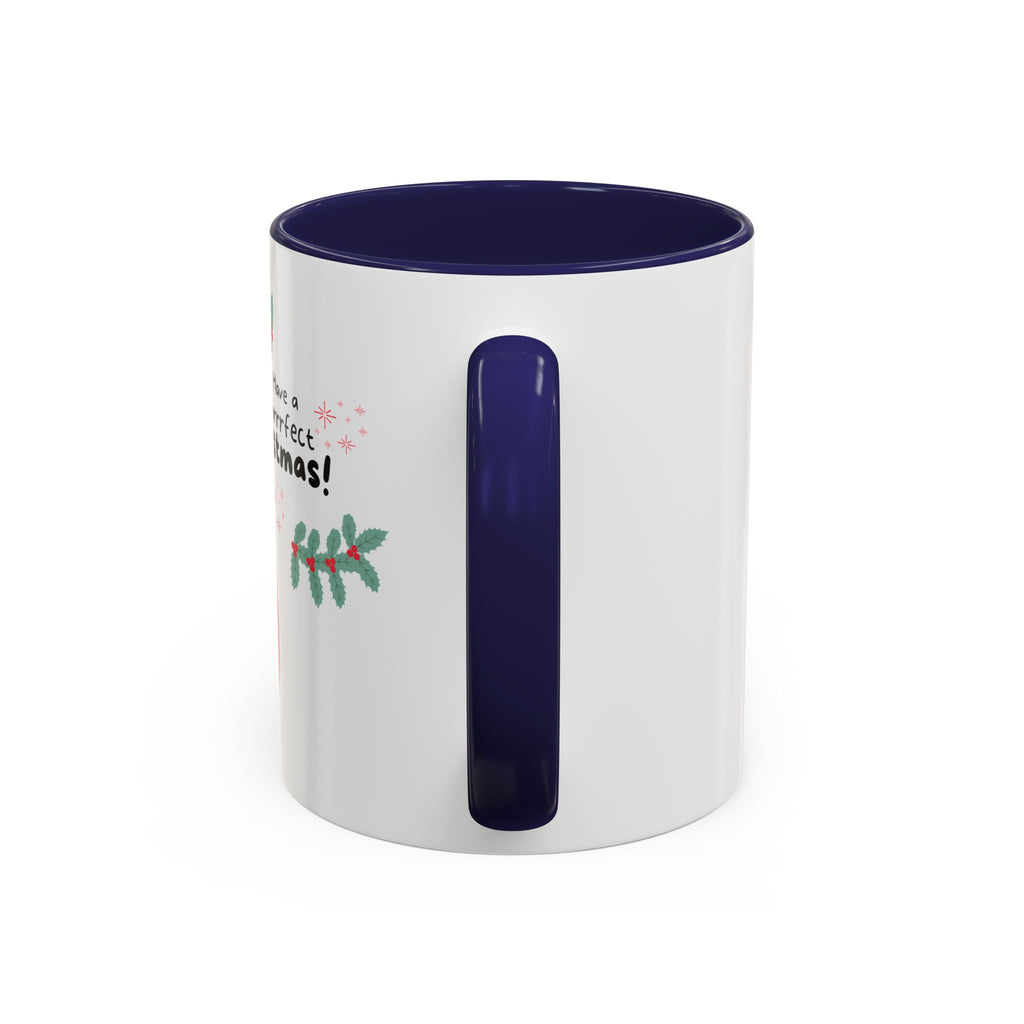 Christmas Cat Coffee Mug — "Have a Purrrfect Christmas!" Accent Ceramic Mug