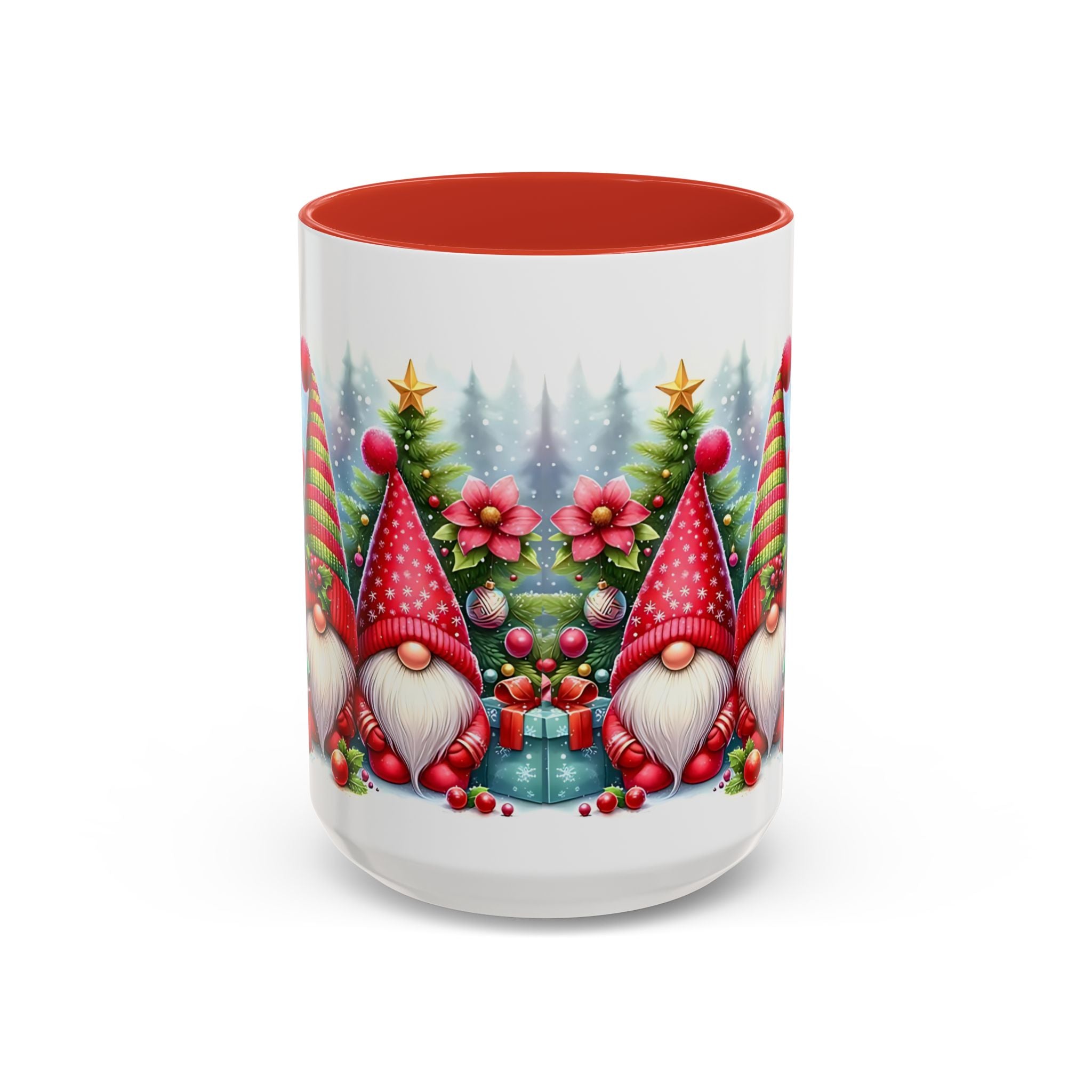 Christmas Gnome Coffee Mug — Festive Holiday Accent Mug (11/15 oz)