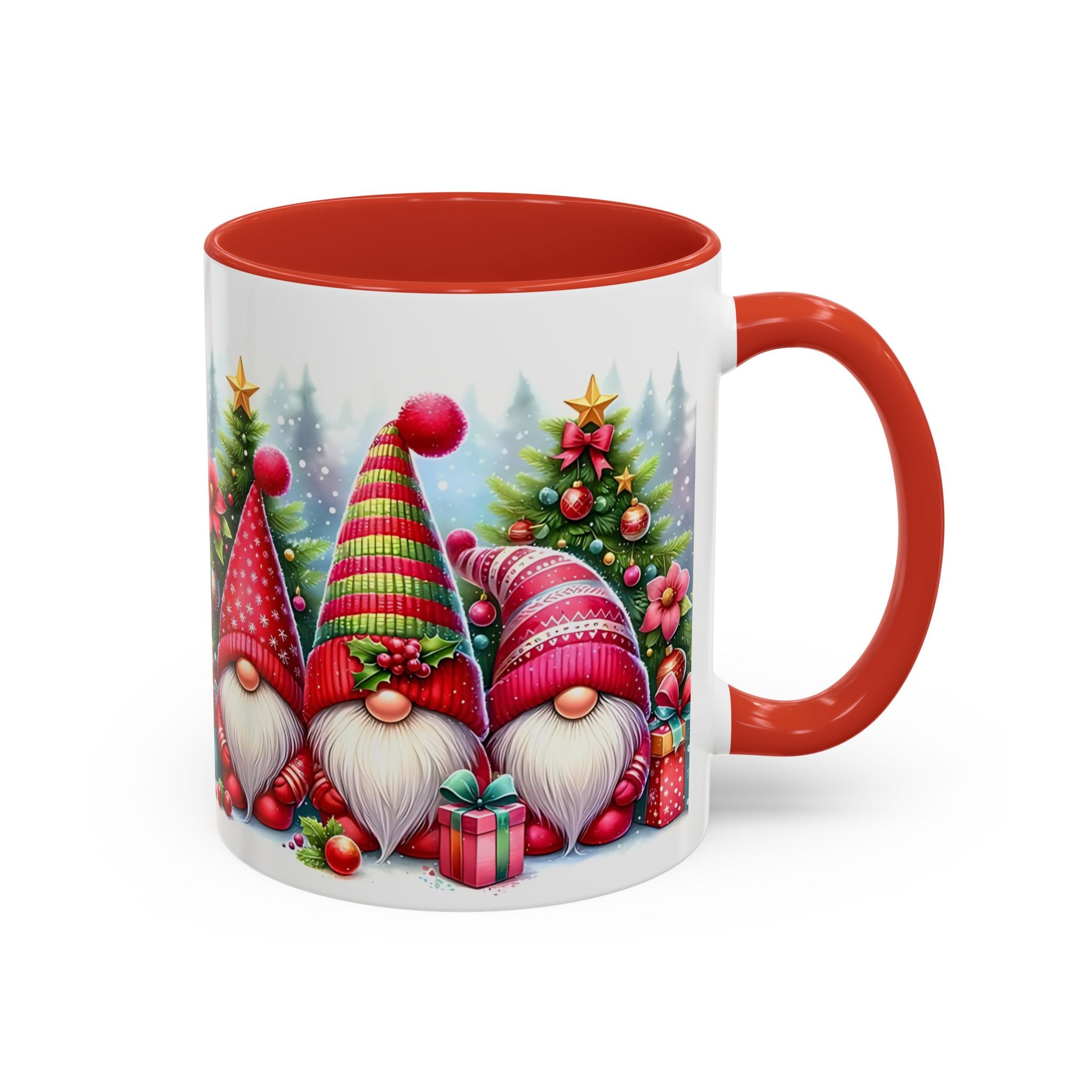 Christmas Gnome Coffee Mug — Festive Holiday Accent Mug (11/15 oz)