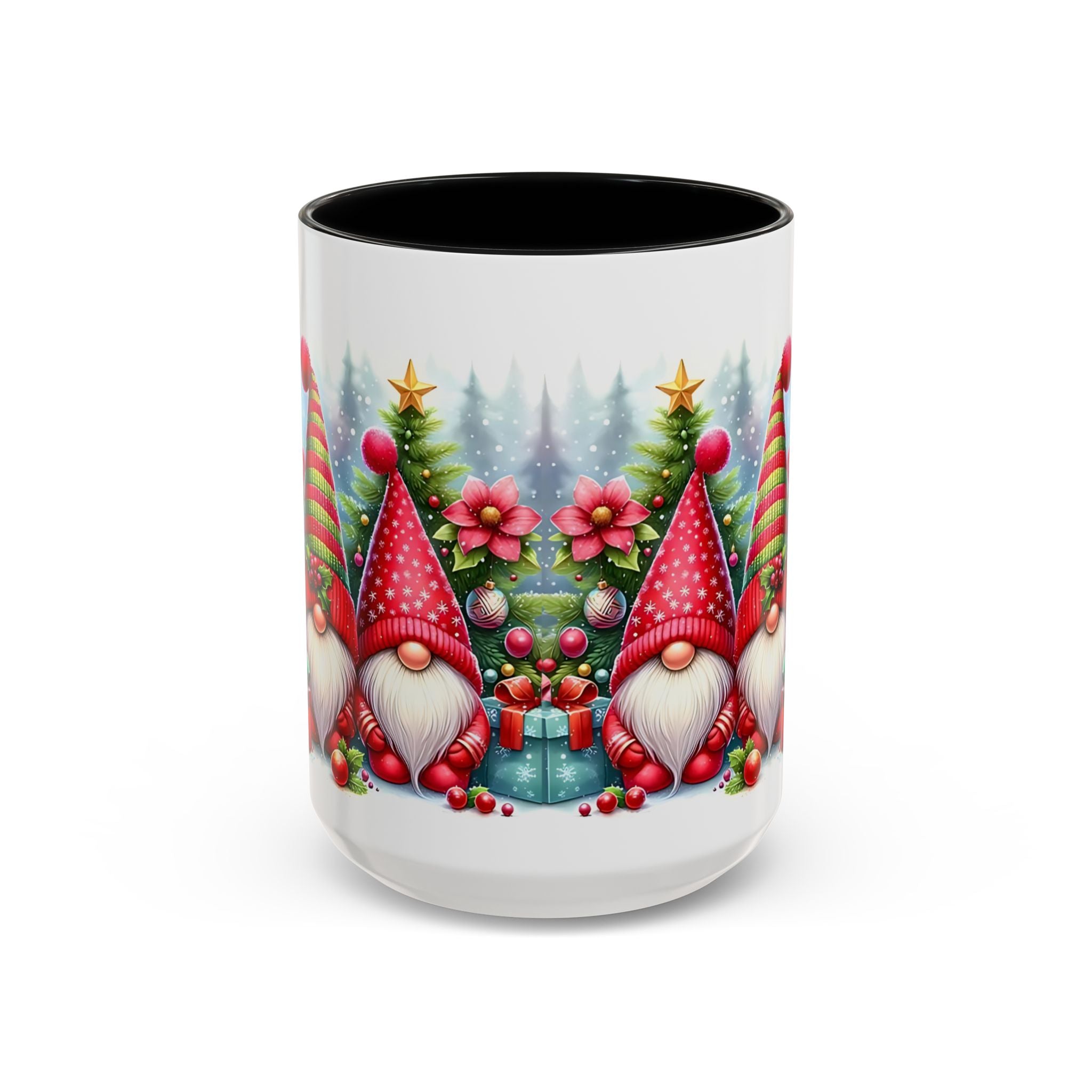 Christmas Gnome Coffee Mug — Festive Holiday Accent Mug (11/15 oz)